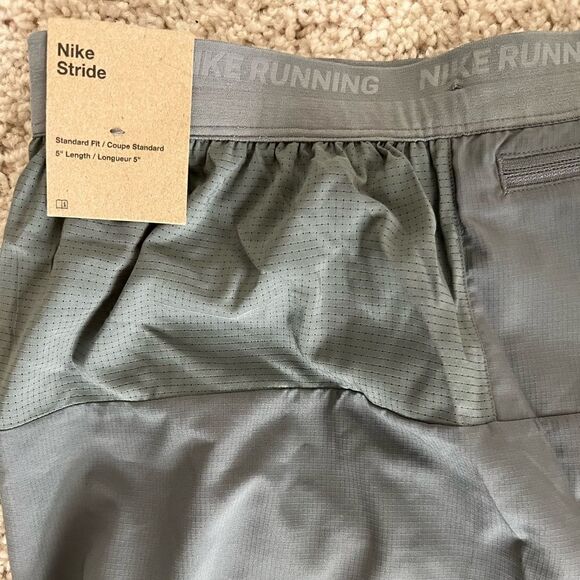 Nike Dri-FIT Stride 7" Unlined Running Shorts Gray - Picture 11 of 11